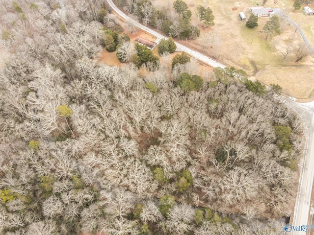 bird's eye view featuring a rural view