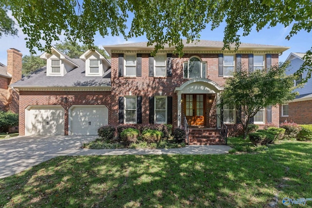 view of front of house with a front yard