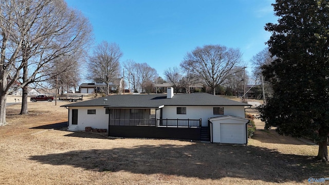 view of back of property