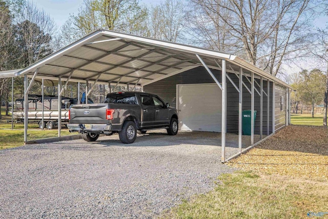 415 County Road 146, Leesburg, AL 35983 - view of vehicle parking featuring a carport and driveway