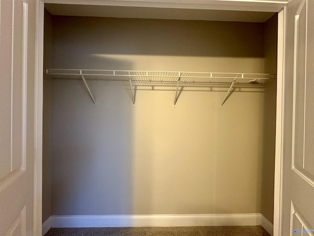 view of closet