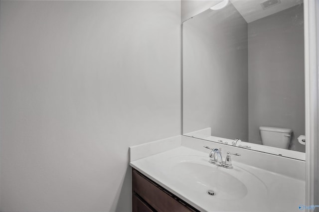 506 Foxridge Dr SW, Hartselle, AL 35640 - half bath with toilet, visible vents, and vanity