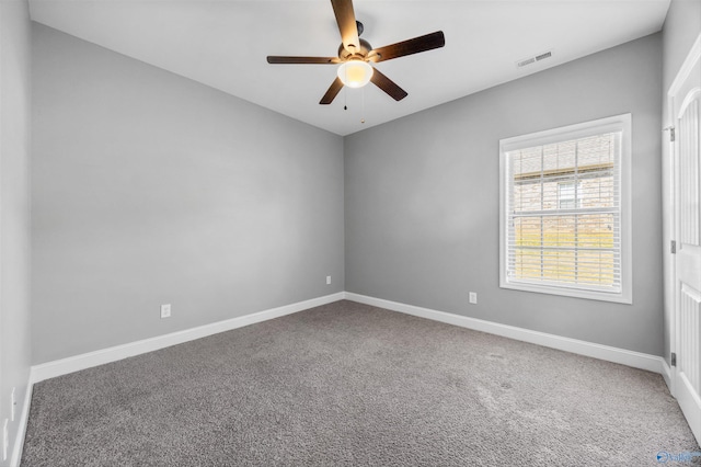 506 Foxridge Dr SW, Hartselle, AL 35640 - unfurnished room featuring carpet floors, ceiling fan, and baseboards