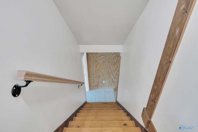 view of stairway