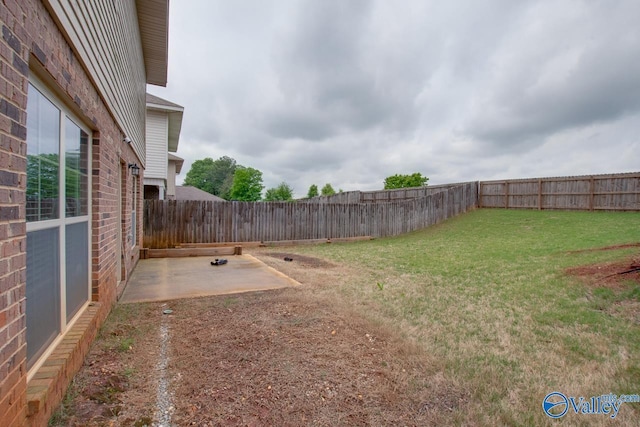 214 Tybee Dr, Madison, AL 35756 - view of yard with a fenced backyard and a patio