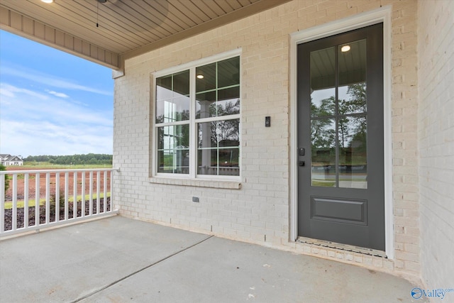 view of entrance to property