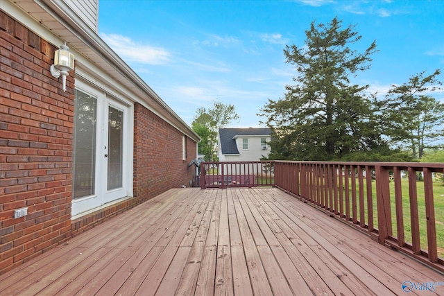 view of deck