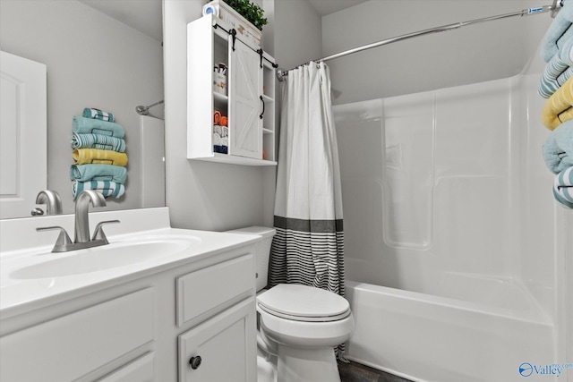 14930 Eva Cir, Athens, AL 35613 - bathroom featuring vanity and shower / bathtub combination with curtain
