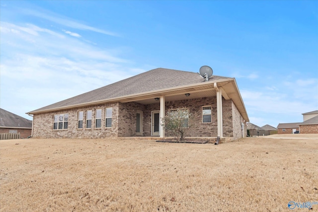 view of back of property