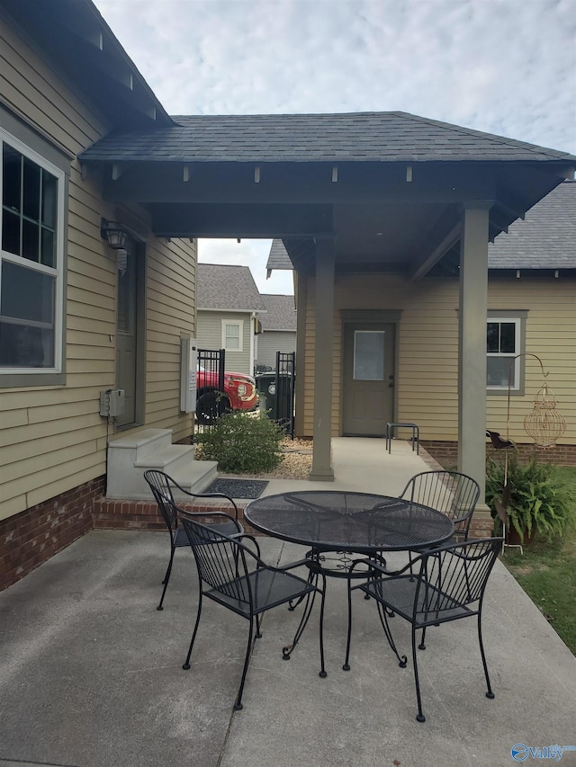 view of patio