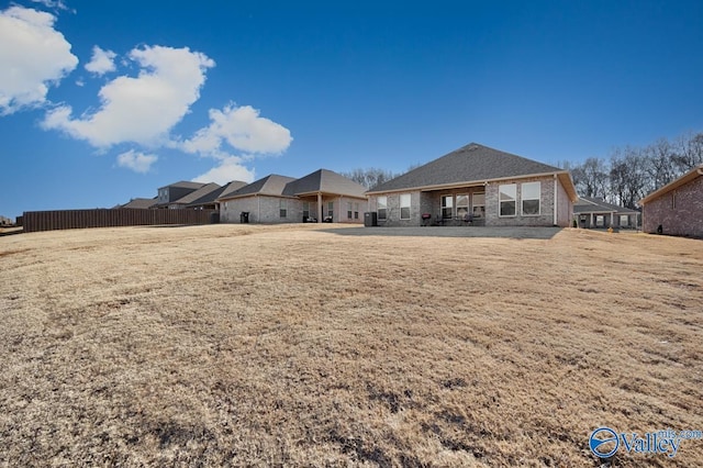 view of rear view of property