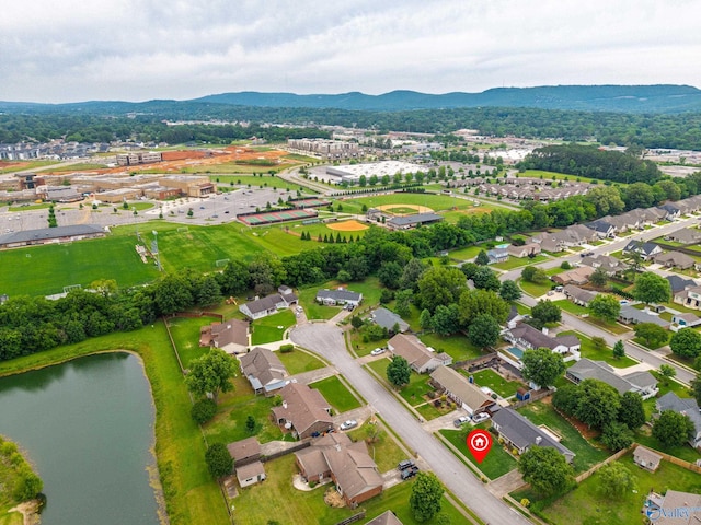 2009 SW Danbury Cir SW, Huntsville, AL 35803 - aerial overview of property's location with a water and mountain view