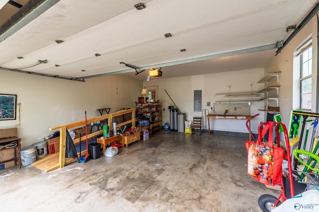 2009 SW Danbury Cir SW, Huntsville, AL 35803 - garage with electric panel and a garage door opener