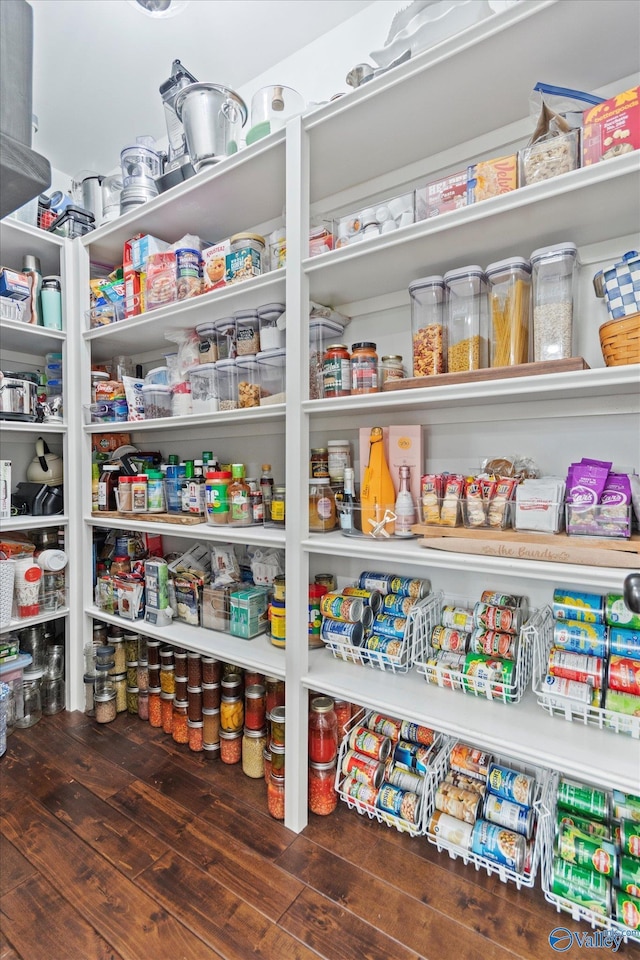 view of pantry