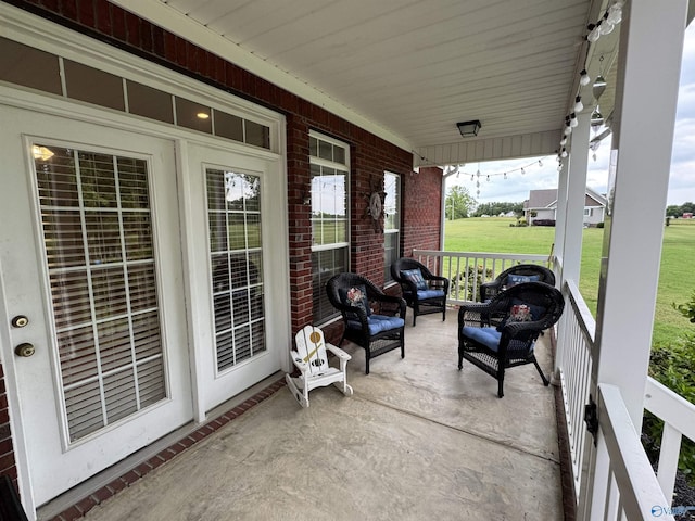 3648 Turnpike Rd, Albertville, AL 35950 - porch featuring outdoor lounge area