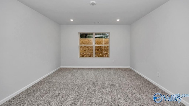 111 Wellspring Rd, Huntsville, AL 35810 - spare room with carpet, recessed lighting, and baseboards
