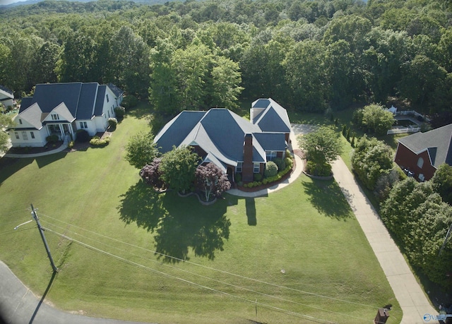 166 Hickory Rdg, Glencoe, AL 35905 - view of subject property with a heavily wooded area