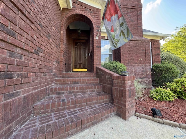 166 Hickory Rdg, Glencoe, AL 35905 - entrance to property featuring brick siding