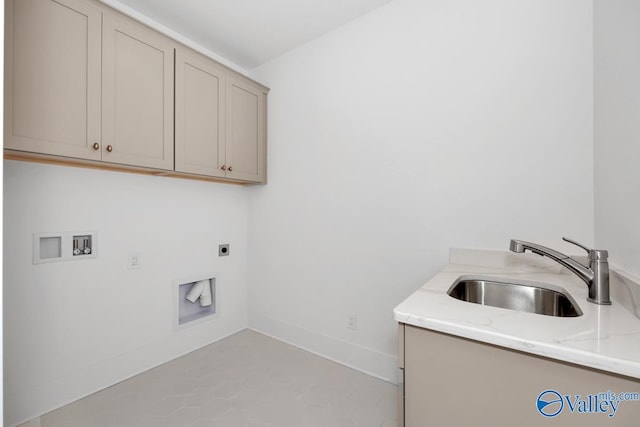 60 Trail Loop Rd, Huntsville, AL 35803 - laundry area featuring cabinet space, washer hookup, and hookup for an electric dryer
