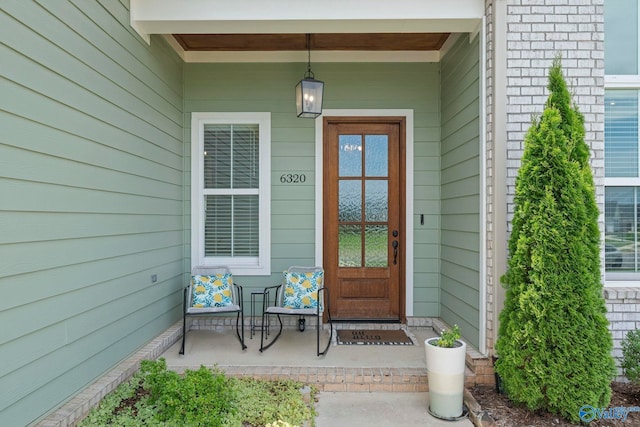 6320 Loring Loop NW, Huntsville, AL 35806 - property entrance featuring a porch