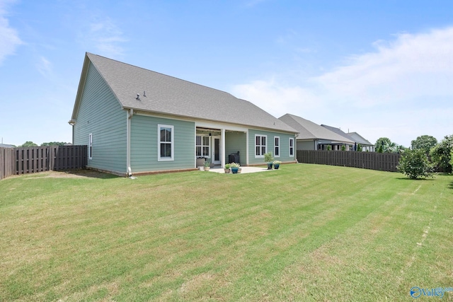 6320 Loring Loop NW, Huntsville, AL 35806 - back of property featuring a patio area
