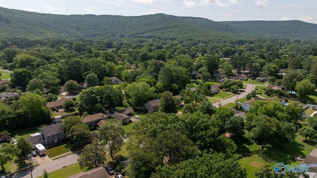 10012 Allison Dr, Huntsville, AL 35803 - drone / aerial view of a mountain backdrop and a heavily wooded area