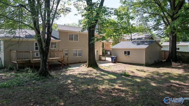 10012 Allison Dr, Huntsville, AL 35803 - back of house featuring a deck