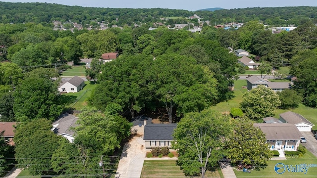 10012 Allison Dr, Huntsville, AL 35803 - bird's eye view of a heavily wooded area