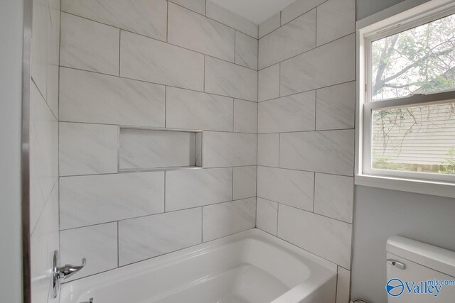 3913 Pine Ave SW, Huntsville, AL 35805 - bathroom with toilet and  shower combination
