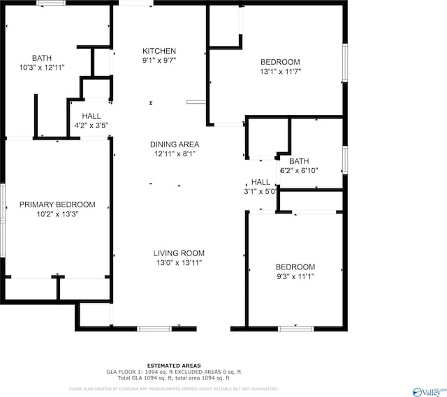 3913 Pine Ave SW, Huntsville, AL 35805 - view of layout