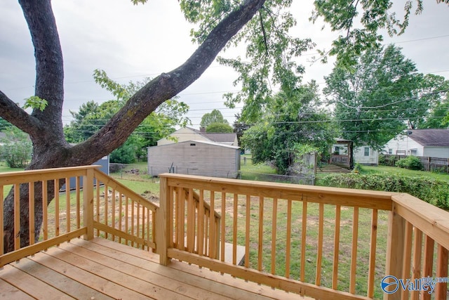 3913 Pine Ave SW, Huntsville, AL 35805 - wooden terrace featuring a fenced backyard and a yard