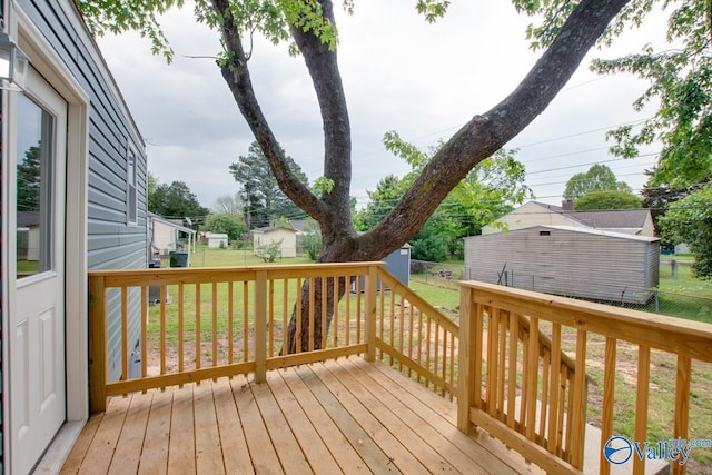 3913 Pine Ave SW, Huntsville, AL 35805 - deck featuring a fenced backyard and a yard