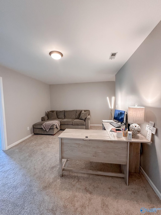 unfurnished living room featuring carpet flooring