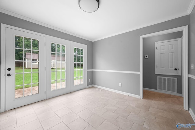 127 Patdean Dr, Huntsville, AL 35811 - spare room with crown molding