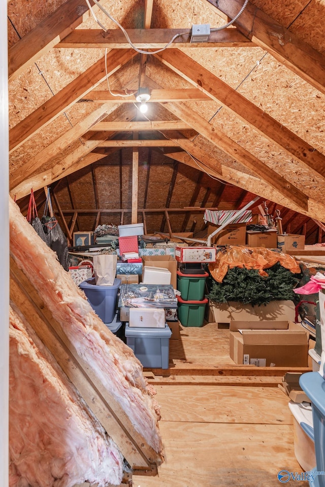 227 Key Turney Rd, Falkville, AL 35622 - view of unfinished attic