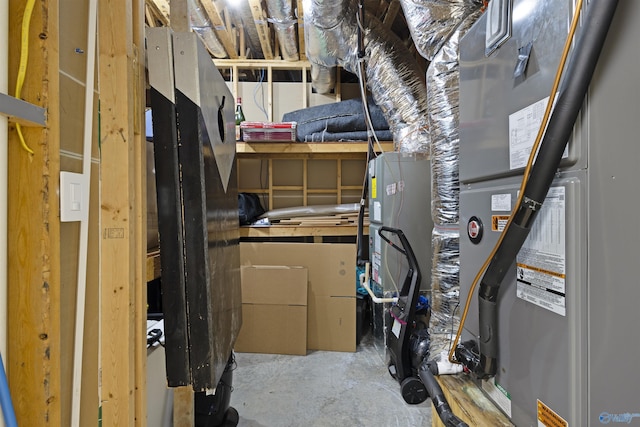 storage with heating unit
