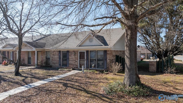 view of ranch-style home