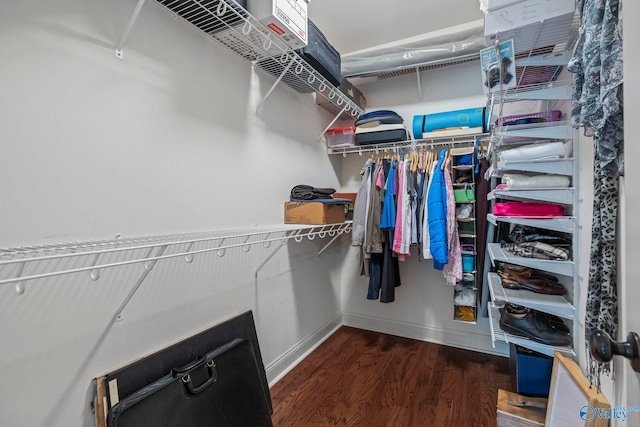 117 Somerset Park Dr NE, Huntsville, AL 35811 - walk in closet featuring wood finished floors