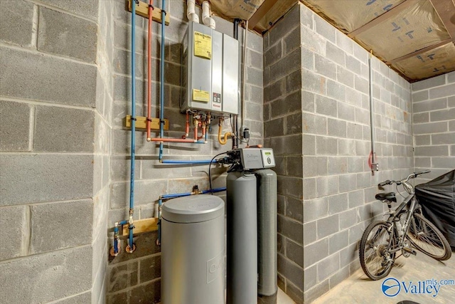 utilities with tankless water heater