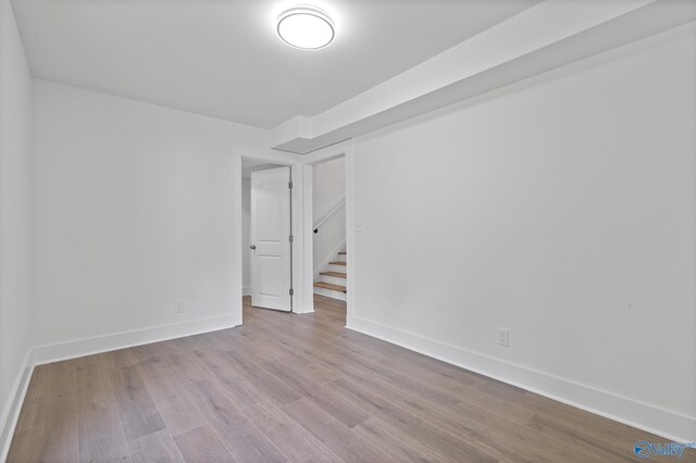 3631 NW Stag Run Dr, Huntsville, AL 35810 - unfurnished room with wood finished floors and baseboards
