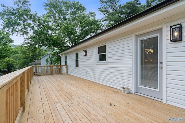 3631 NW Stag Run Dr, Huntsville, AL 35810 - view of wooden deck