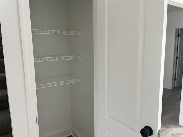 view of closet