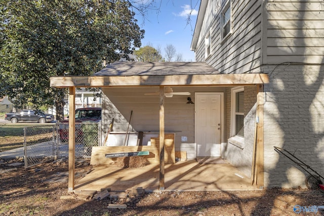 view of rear view of property