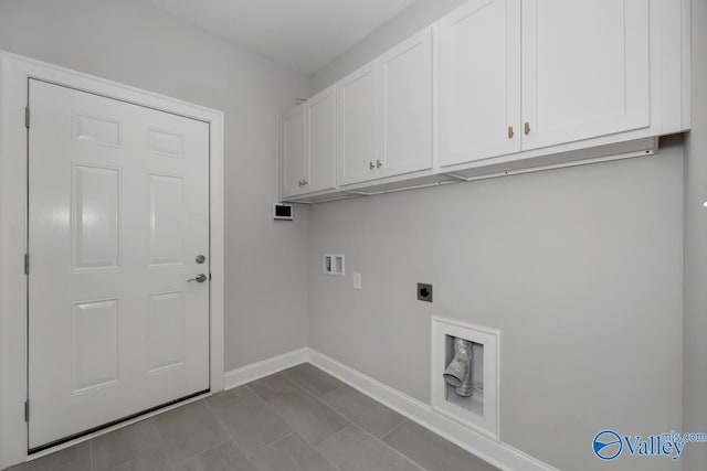 66 Natures Ridge Way, Huntsville, AL 35803 - washroom featuring cabinet space, hookup for an electric dryer, and hookup for a washing machine