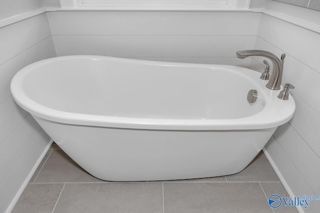 66 Natures Ridge Way, Huntsville, AL 35803 - full bath with tile patterned floors and a freestanding bath