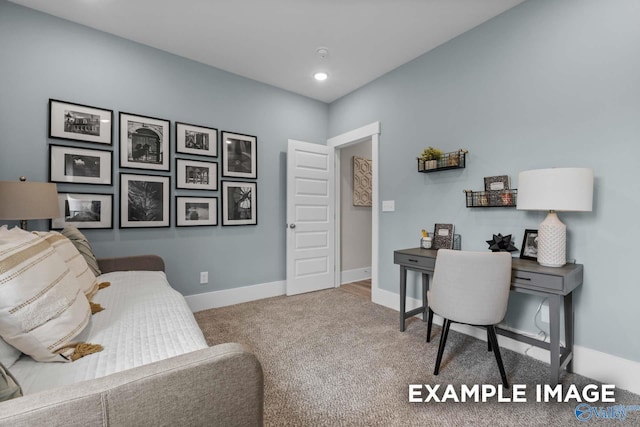 303 Keller Dr, Hazel Green, AL 35750 - carpeted office space with baseboards