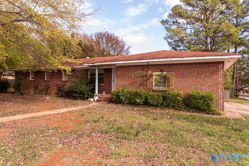 view of ranch-style house