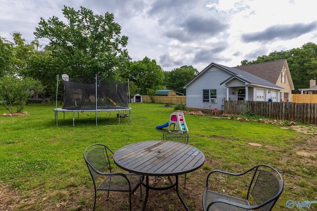 43 Terry Ln, Trinity, AL 35673 - view of yard with a trampoline