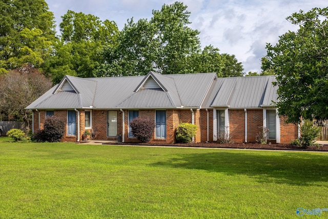 43 Terry Ln, Trinity, AL 35673 - single story home with brick siding and metal roof