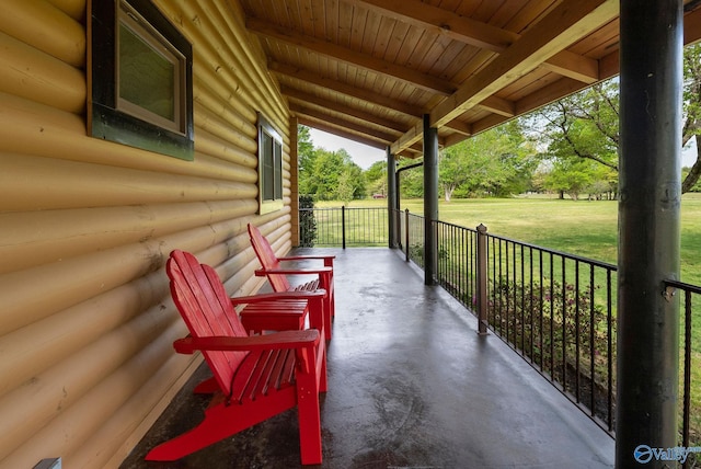 420 County Road 496, Centre, AL 35960 - view of patio / terrace featuring a porch